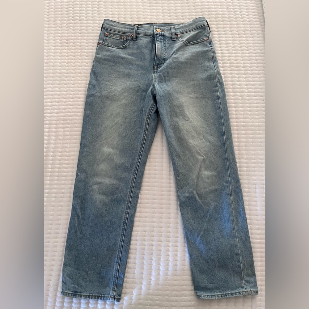 J.Crew Women’s Classic Straight High Rise Jeans - Size 28 - Picture 4 of 9